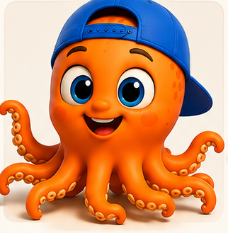 Official Rasha the Octopus Artwork